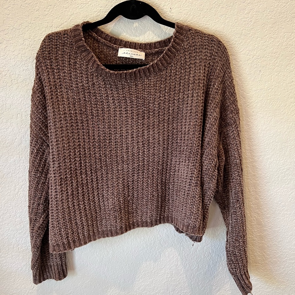 American Threads Olive Green Sweater